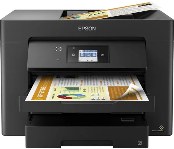 Epson WorkForce WF-7830DTWF A3 多功能一体式喷墨打印机,带传真 - 彩色 - 墨水