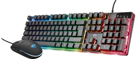 Trust Gaming GXT 838 Azor Gaming Combo - 游戏键盘 - 黑色