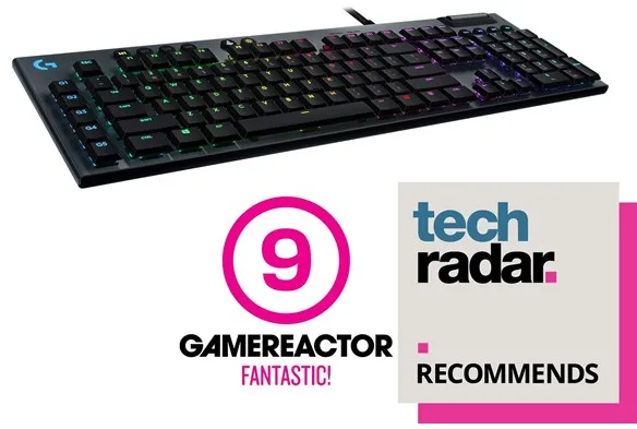 Logitech G815 LIGHTSYNC RGB GL Clicky - 美国版 - 游戏键盘 - 美式英语 - 黑色