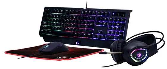 Gembird GMB Gaming Phantom - 游戏键盘 - 美式英语 - 黑色